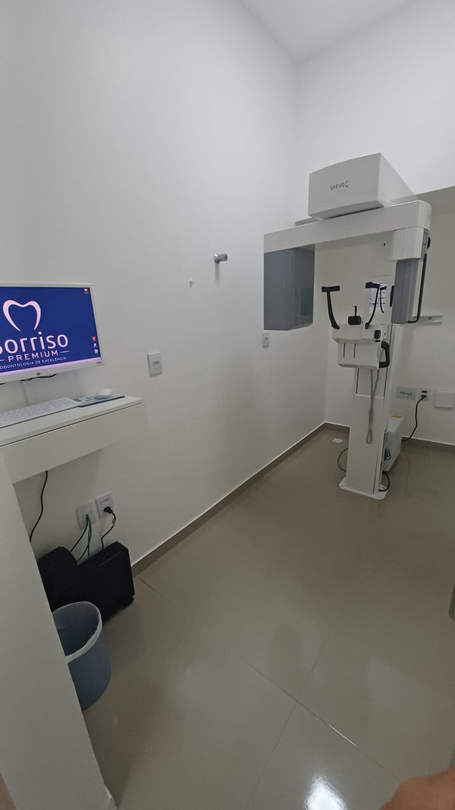 Sala de exames de imagem da Clínica Sorriso Premium